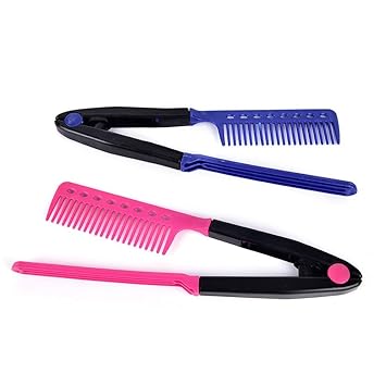 Buy 1pc Hair Straightener Comb V Type Hair Straightener Comb Diy