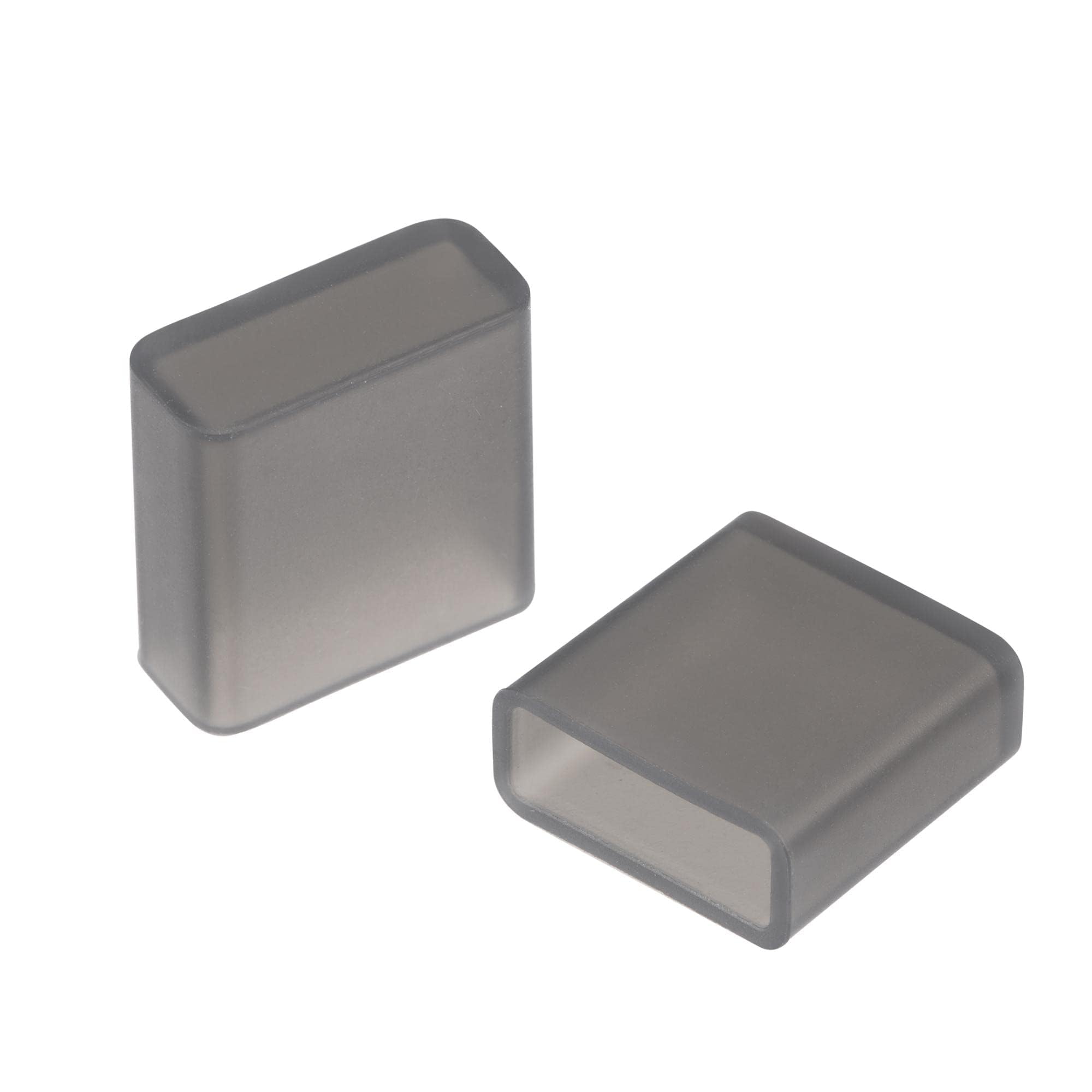 TA-VIGOR 40Pcs USB Male Cap Port Cover Anti Dust, 12 x 4.5mm USB Plug Stopper Port Silicone Protector Lids Black