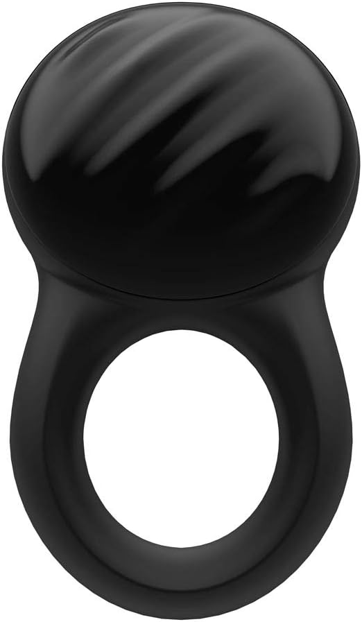Satisfyer App Enabled Signet Ring, Black Waterproof Silicone Ring, 150 g - Image 4
