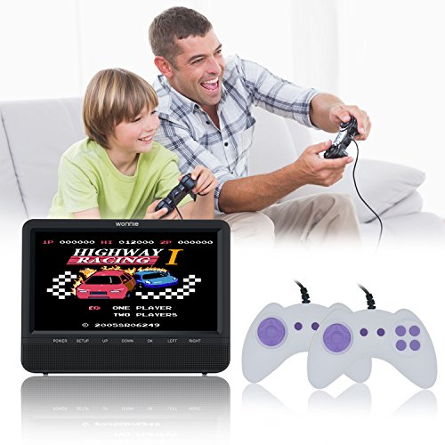 image for WONNIE 9.5'' Dual Screen DVD Player for Car Headrest Portable DVD play