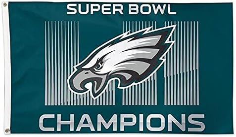 Philadelphia Eagles Super Bowl LII 52 Champs Flag 3ft x 5ft World Champs Green LII Flag
