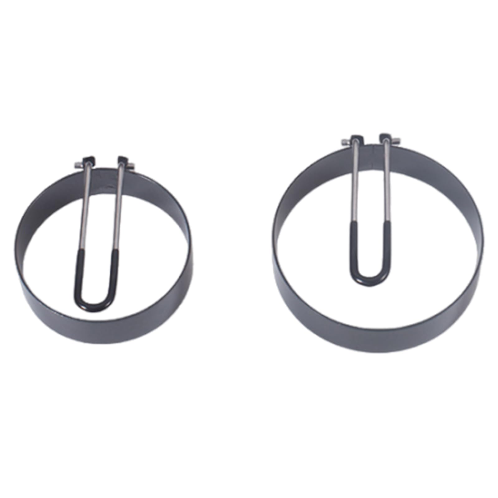Acpetdr 2pcs Egg Ring, Mould Egg Ring, Stainless Steel Egg Ring, Omelette Mould, Omelette Plate Mould, Stainless Steel Non-Stick Omelette Mould for Omelettes, Sandwiches, Meat Patties