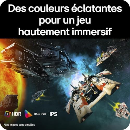 Ultragear™ 27G411A-B.AEU Ecran PC Gaming 27" - Dalle IPS résolution FHD (1920x1080), 5ms GtG 144Hz, HDR 10, sRGB 99% (CIE1931), AMD FreeSync, inclinable, DisplayPort 1.4, HDMI 2.0