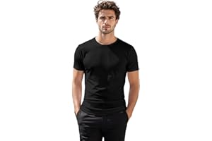 H2H Mens Casual Slim Fit Short Sleeve T-Shirts Soft Lightweight V-Neck/Crew-Neck Size XS to 3XL