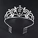 FRCOLOR Birthday Crown Rhinestone Crystal Princess Girls Tiara for 16th Birthday Party