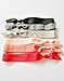 Hair Ties, Set of 6, Fall Winter Ombre by Lucky Girl Hair Ties