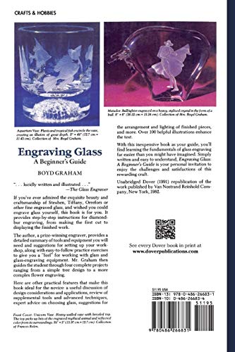 Engraving Glass: A Beginner's Guide (Dover Crafts: Glass Work) - Thumbnail 2