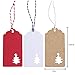 Supla 150 Pcs Kraft Paper Paper Cut Gift Tags Hollow Christmas Tree Design and 3 styles Twines Perfect for Arts and Crafts, Wedding Christmas Day Thanksgiving and Holiday