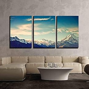 New Zealand Scenic Mountain Landscape Shot at Mount...