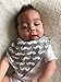 Danha Baby Bandana Teething Bib for infants and toddlers - set of 5 organic cotton drooling bib (boy)