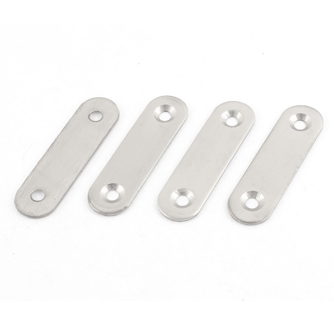 Sourcingmap 60 x 16mm Flat Mending Repair Plate Bracket Corner Brace 4 PCS