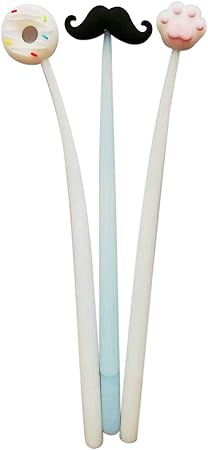 Amazon Kuki ペン ゲルインク ボールペン キャラクター 可愛い 文房具 かわいい ドーナツ 髭 猫の爪 黒 0 5 3本 柔らかな触感 握るとふにゃふにゃし垂れ ペン 文房具 オフィス用品 Amazon Kuki ペン ゲルインク ボールペン キャラクター 可愛い 文房具 かわいい ドーナツ 髭 猫の爪 黒 0 5 3本 柔らかな触感 握るとふにゃふにゃし垂れ ペン 文房具 オフィス用品