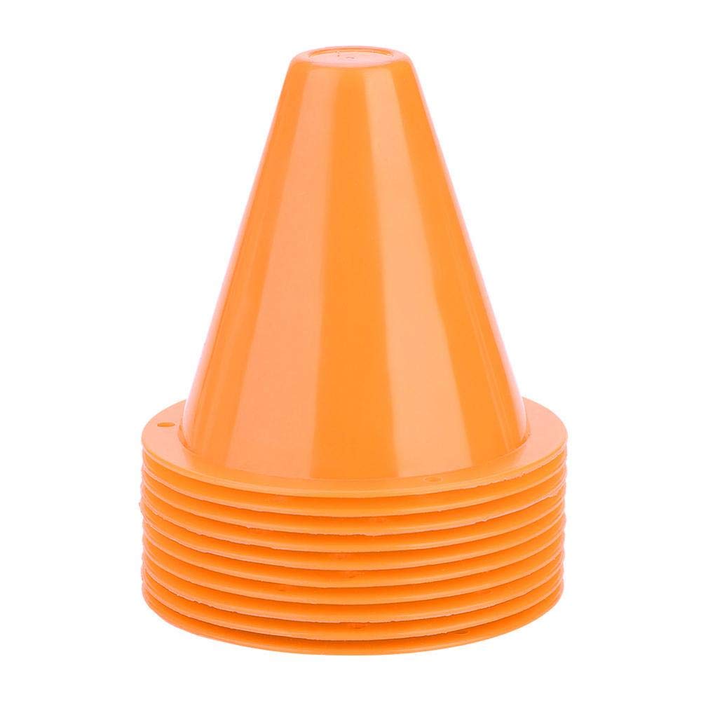 cone,Training Traffic Cones Set,10pcs Soccer Cones Football Training Cone Markers Multipurpose Football Barriers Plastic Marker Holder Accessory replacement for Kid Adult Sports Speed Agility Training