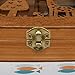 Engraved Wooden Music Box With An Owl Engraved On Top Perfect Gift for Graduation/Birthdays/ Happy Potter fan