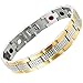 COOLSTEELANDBEYOND Stainless Steel Mens Jewelry Link Bracelet for Man 8.4 Inches Free Link Removal Kit