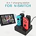 YCCSKY Charging Station Joy-Con Charging Dock 4 in 1 Charger Stand with Type C Cable for Nintendo Switch Controllerthumb 1