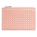 LOKASS Makeup Bag Slim Cosmetic Bag Cute Makeup Bags Hand-held Cosmetic Pouch for Women Cosmetics,Make Up Tools,Travel (Rose Gold)