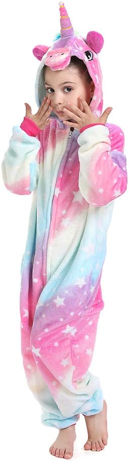 Kids Unicorn Animal Onesie One-Piece Cartoon Pajamas