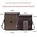 VICUNA POLO PU Leather Men Messenger Bag Cross Body Bag Shoulder Bag For Men(large, brown)