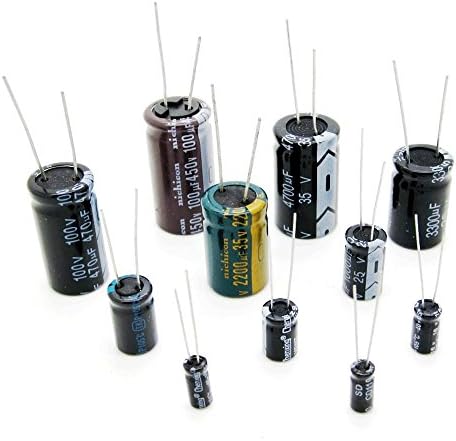 130PCS 13 Values 0.1UF-470UF Radial Electrolytic Capacitor Assorted kit for DIY Lab