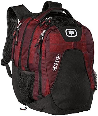 OGIO Juggernaut Pack 17" Computer Laptop Checkpoint Friendly Backpack, Red