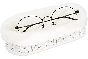 OPULANE Glasses Holder,Anti-scratch Plush Lined Eyeglass Holder Stand for Nightstand Desk Storage Organizer