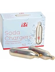 Isi Soda Chargers Capsules for Soda Bottles. 10 Pcs in a Pack.