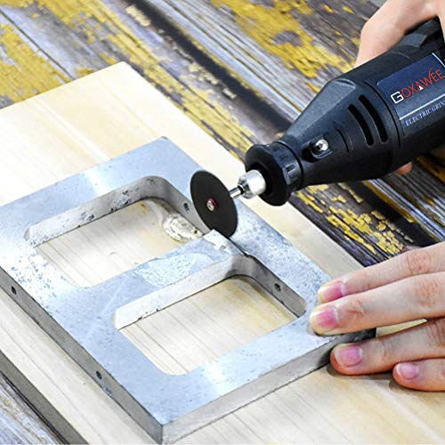 GOXAWEE Mini Diamant Trennscheiben, Mini HSS Sägeblätter, Harz Sägeblatt, 3mm Dorne für Holz Stein Metall Kompatibel für… – Bild 8