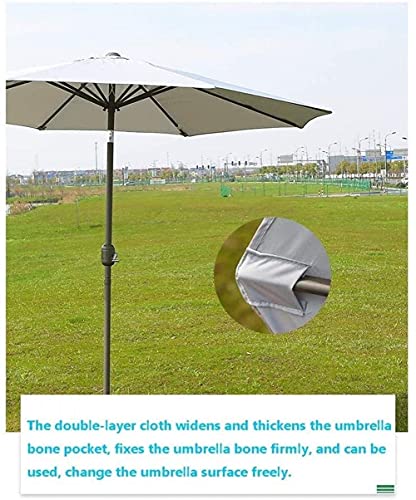 CCLLA Outdoor Sonnenschirme Sonnenschirme Garden Patio Tischschirm mit Neigung und Kurbel, perfekt für Outdoor Yard… – Bild 4
