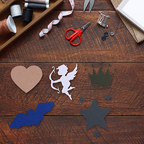 39 Pack,13 Colors 4.9"x 3.7" Large Size Iron on Patches for Repairing Fabrics Clothing Jeans
