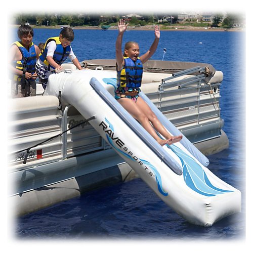 Buy Rave Pontoon Slide Water Trampoline Attachment 2014 Online at