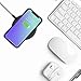 siroflo Wireless Charger Pad, Charging Pad for iPhone X, iPhone 8/8 Plus, Samsung Galaxy S9/S9Plus/S8/S8 Plus/S7/S7 Edge/Note 8/Note 5 [No AC Adapter][Ultra Slim][Sleep-friendly]