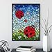 5D Diamond Painting Full Drill Clearance,Diamond DIY Kits,DIY Diamond Art Ladybug Rhinestone Embroidery Cross Stitch Kits Supply Arts Craft Canvas Wall Decor Stickers Home Decor 12x16 inches