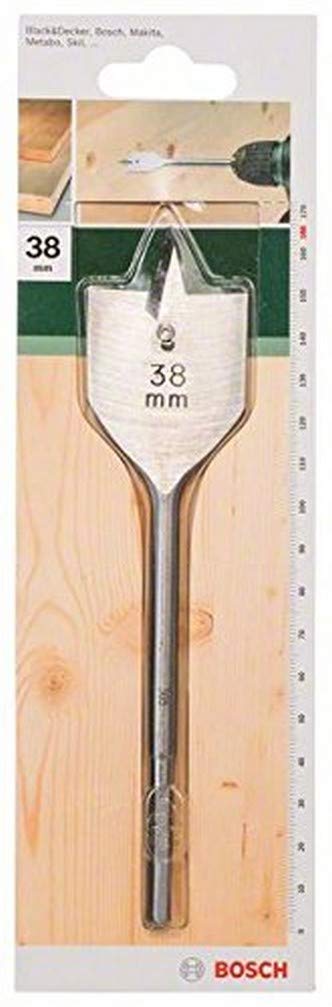 Bosch 1x Spade Bit (for softwood, medium-hard wood, Hex, Ø 38,0 mm, Accessory Drill Driver)