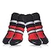 Petacc Dog Shoes Waterproof Dog Boots Anti-slip Snow Boots Warm Paw Protector for Dog in Winter Size M