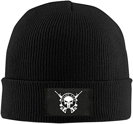 Runningway Molon Labe Punisher Army Knit Winter Beanie Hat Skull Cap Unisex Black