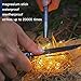 Magnesium Fire Starter by Relefree Survival Emergency Flint Firesteel Ferro Rod with Quick Well Sparks for Camping Hiking