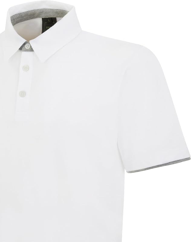 M Polo Jersey, Blanc Optique, S Homme