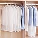 PENGKE Moth Proof Garment Bags,Garment Cover,6 Pack Clear Hanging Garment Bags,Breathable Dust and Waterproof Garment Protector Covers