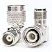 ANHAN Right Angle TNC Male to Female Adapter RF 90 Degree Coax Connector L Type TNC Connectors (2Packs)