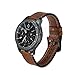 KARTICE Compatible with Samsung Galaxy Watch 3 45mm Bands Galaxy Watch 46mm Bands 22mm Leather Strap Replacement Buckle Band for Galaxy Gear S3 Frontier Classic Watch Band (Blue/Red)