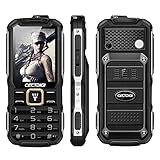 Cectdigi T9900 Rugged 2G GSM Mobile Phone,Shockproof Military-Designed phone with Power Bank Charging Function,15800mAh,2.8inch Display,Dual SIM Cards,Flashlight Equipped,Voice Broadcast (Black)