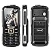 Cectdigi T9900 Rugged 2G GSM Mobile Phone,Shockproof Military-Designed phone with Power Bank Charging Function,15800mAh,2.8inch Display,Dual SIM Cards,Flashlight Equipped,Voice Broadcast (Black)