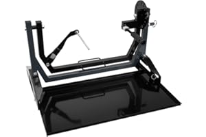 Tusk Motorcycle Engine Stand for All Vertical-Type Single Cylinder 2 or 4-Stroke Small Engine Rotating MX Dirtbike Engine Stand, Engine Tools, Block Stand, Drip Pan