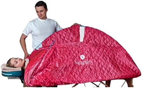Steamflex Therapeutic Portable Steam Sauna Spa Detox Weight Loss, For Massage Tables. Steamer with Remote Control Included