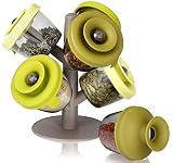 Vacu Vin - Set 6 contenedores para especias, con arbol de soporte