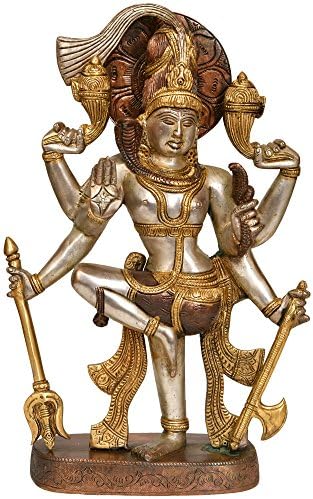 Exotic India Shiva Brass Statue