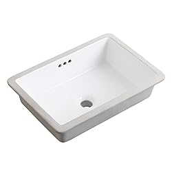 KDKSC 20 Inch Undermount Bathroom Sink Rectangular