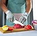 XSHIELD 17-CTG, Cut Resistant Gloves,High Cut Level 5, Food Grade,Safety Kitchen Cuts Gloves, VACUUM Packing, 2 Pairs, Free Ziplock Bag Included(Medium)