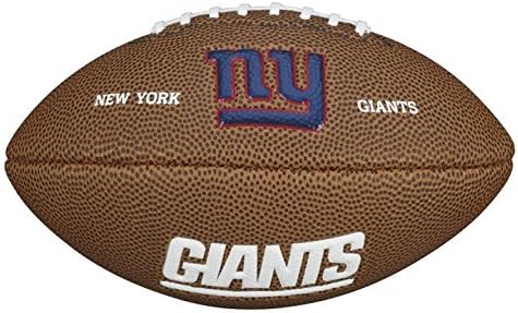 Wilson NFL Team Logo New York Giants Mini balón de fútbol ...